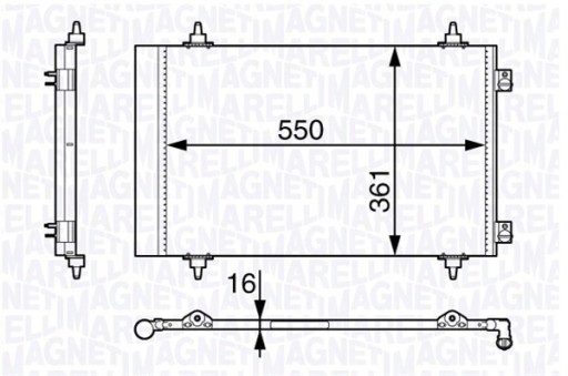 Кулер Klima Magneti Marelli BC710 - 4