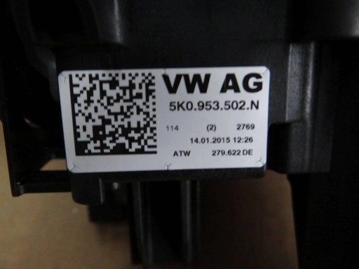 Комбінований вимикач 5k0953502n Volkswagen Skoda - 5