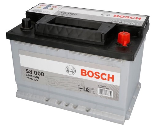 Аккумулятор 70AH 640A SILVER S3 P + BOSCH - 2