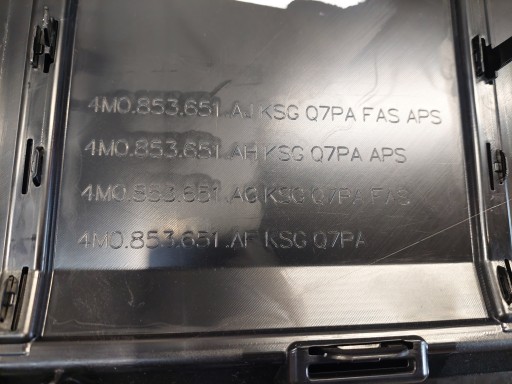 AUDI Q7 решітка радіатора передня решітка 4m0853651aj AH AG af - 6