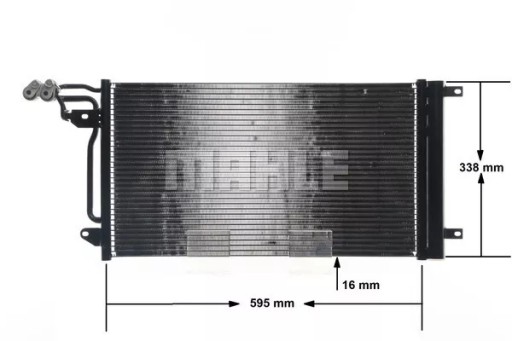 Mahle AC 566 000S Skraplacz, klimatyzacja - 4