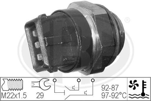 Вимикач вентилятора ERA 330272 - 2