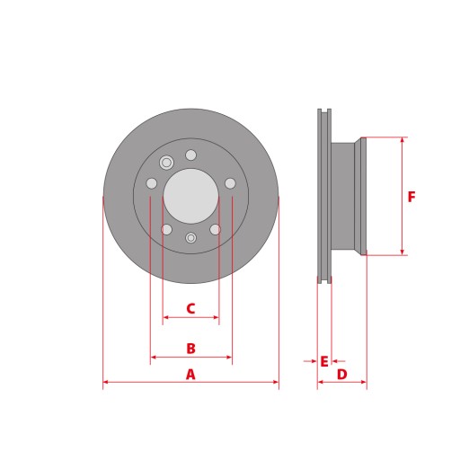 KLOCKI TARCZE TYL 294mm DO IVECO DAILY C 2006- 456 - 5