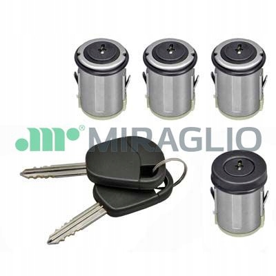 Cylinderki wkłady zamka komplet MIRAGLIO 80/1221 - 2