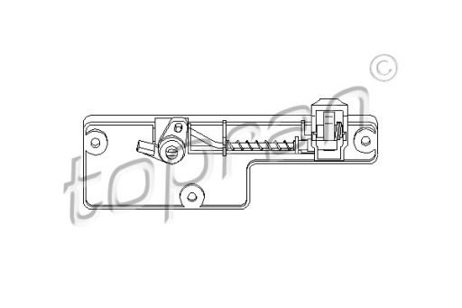 ЗАМОК БАРДАЧКА VW GOLF III 1.4 1.6 1.8 1.9 SDI TD - 2