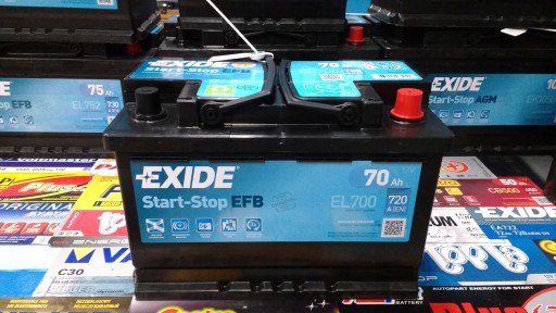 Акумулятор EXIDE 12V 70AH / 760A START & STOP P+ - 9