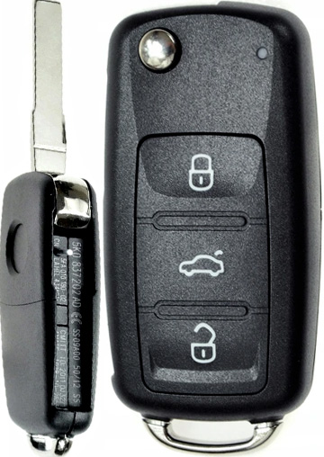 Корпус дистанційного ключа VW POLO Jetta UP TOURAN T5 - 1
