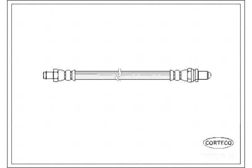 ГАЛЬМІВНИЙ ШЛАНГ CORTECO 1014204 SL4901 245305029 - 2