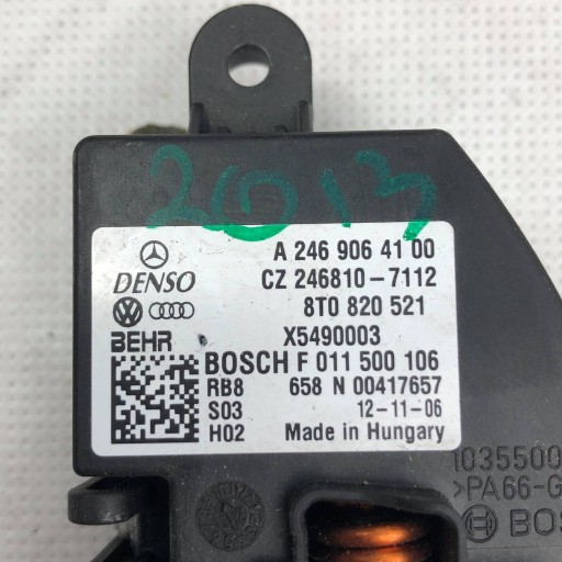 Резистор вентилятора ежик AUDI A4 B8 - 2