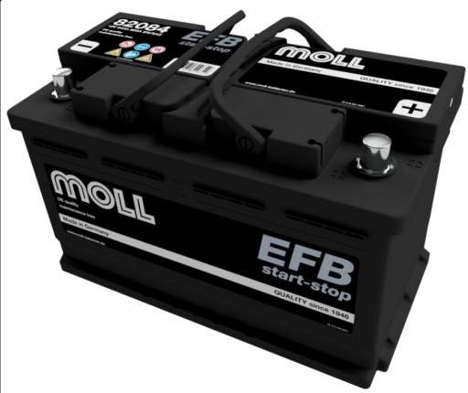 Akumulator 84AH/800A P+ MOLL EFB Start-Stop 82084 - 1