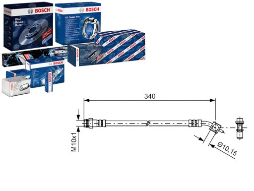 ГАЛЬМІВНИЙ ШЛАНГ BOSCH 1452070 1487148 1510215 6G - 1