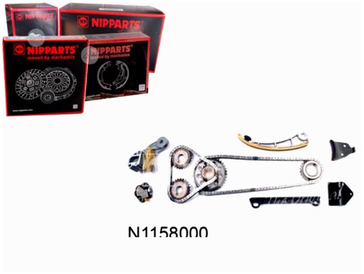 Комплект ланцюга ГРМ NIPPARTS N1158000 - 4