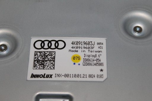 Wyświetlacz PANEL DOTYKOWY JAK NOWY MMI Audi A7 4K - 5