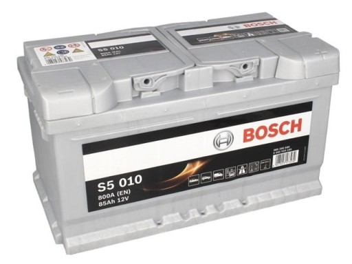 Акумулятор BOSCH SILVER S5010 85ah 800A - 1