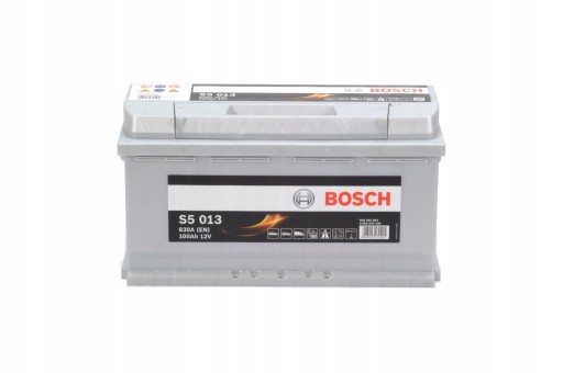 AKUMULATOR 100AH 830A SILVER S5 P+ BOSCH - 11