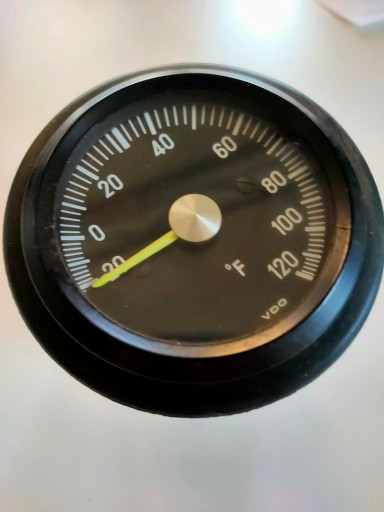 Termometr w kokpit Mercedes 107 - 1