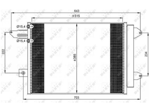 Конденсатор кондиционера AUDI A3 8P 2.5 11-12 - 2