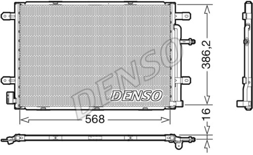 Skraplacze klimatyzacji DENSO DCN02039 - 2