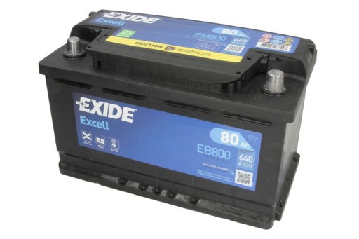 Стартовий акумулятор Exide EB800 - 1