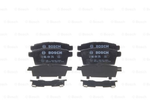 Bosch 0 986 494 376 набір гальмівних колодок - 2