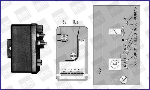 GR054 BORGWARNER (BERU) РЕЛЕ СВІЧОК РОЗЖАРЮВАННЯ - 5