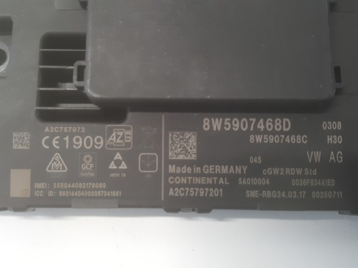 AUDI A5 8W F5 A4 B9 Moduł GATEWAY 18r. - 4