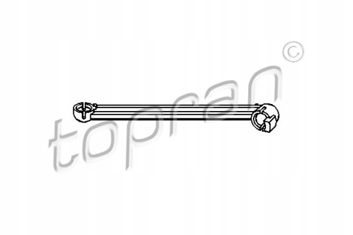 Dźwignia sterowania gaźnika TOPRAN 700 668 - 3