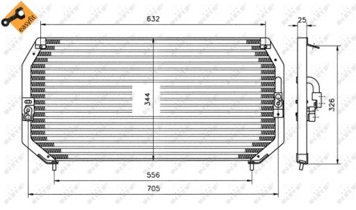 Skraplacz klimatyzacji NRF 35193 - 2