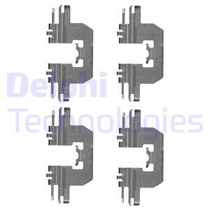 Комплект аксесуарів, гальмівні колодки DELPHI LX0524 - 2