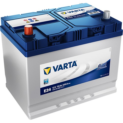 Аккумулятор Varta BLUE 70AH 630a E24 - 1
