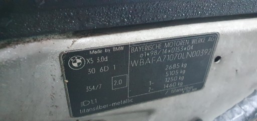 BMW X5 E53 354 капот бампер крило Ксенонова лампа - 3