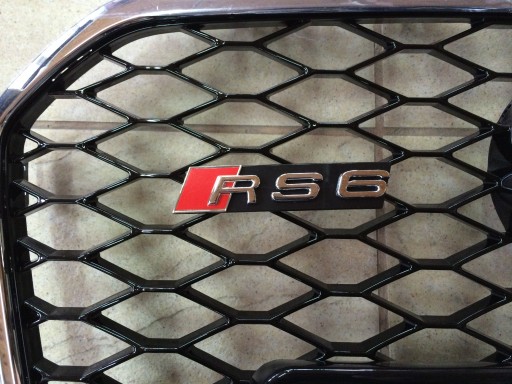 Решітка радіатора Audi A6 2011-2015 RS6 Chrome Quattro - 3