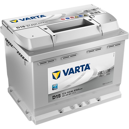 Akumulator Varta Silver Dynamic 63Ah 610A R+ d15 - 1