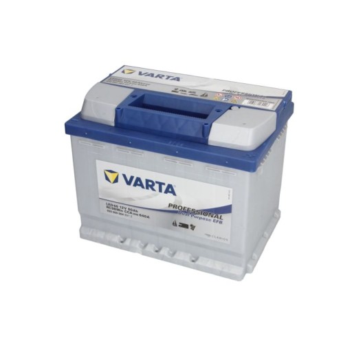 Акумулятор VARTA EFB START-STOP 60Ah 640a P+ - 12