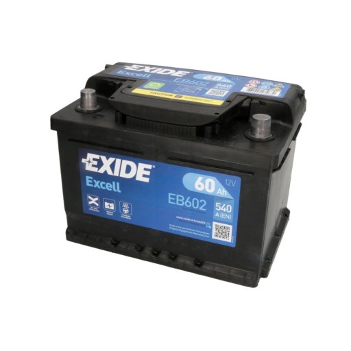 Akumulator EXIDE EXCELL 60Ah 540A P+ - 5