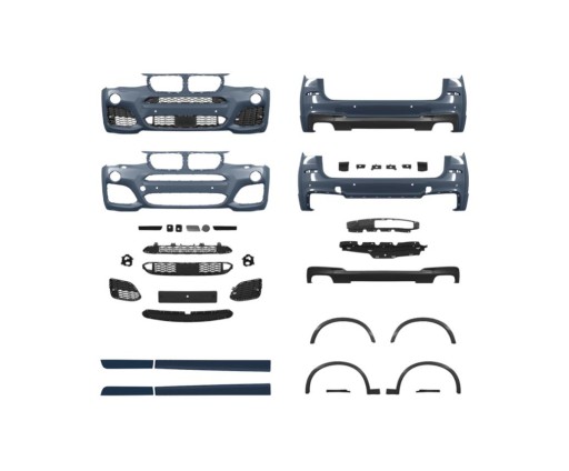 BMW X3 F25 2014 - 17 ZESTAW WYKOŃCZENIOWY M PAKIET - 1