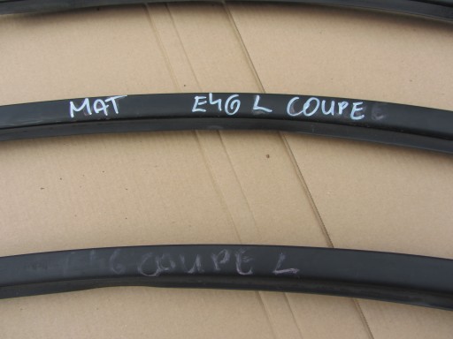 Накладка левая на крышу BMW E46 COUPE матовый черный - 5