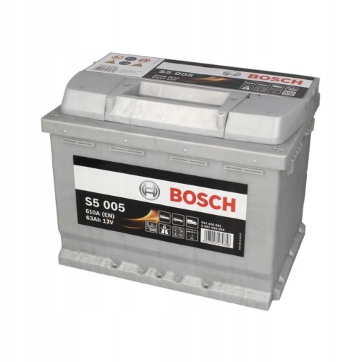 Akumulator BOSCH S5 63Ah 610A P+ - 1