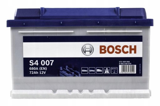 Акумулятор BOSCH S4 007 70AH 630a L - - 1