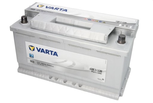 Акумулятор Varta 100Ah 830A 12V Silver Dynamic - 1