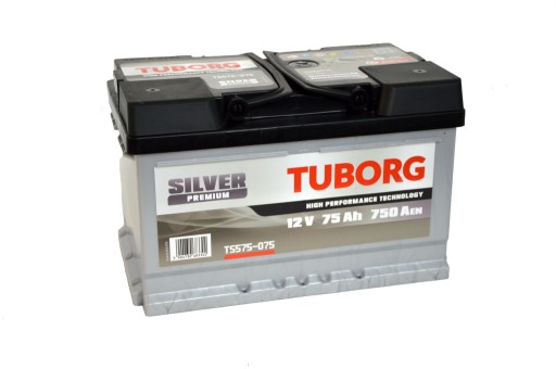 Akumulator Tuborg Silver TS575-075 12V 75Ah 750A - 1