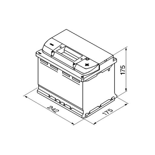 Akumulator BOSCH S5 61Ah 600A P+ - 3