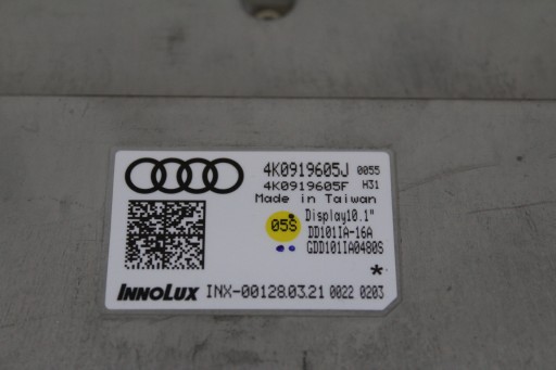 Wyświetlacz monitor NAVI MMI Audi A7 4K 4K0919605J - 10