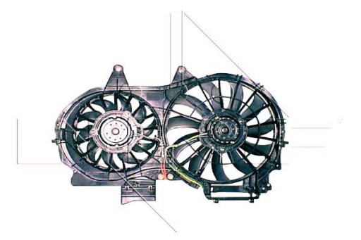 Вентилятор радиатора AUDI A4 1.8 T (8ec. В7) - 2