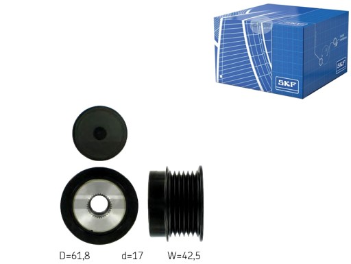 Шків генератора VKM 03505 SKF - 9