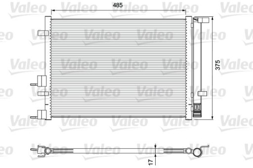 Valeo 814395 Skraplacz, klimatyzacja - 2