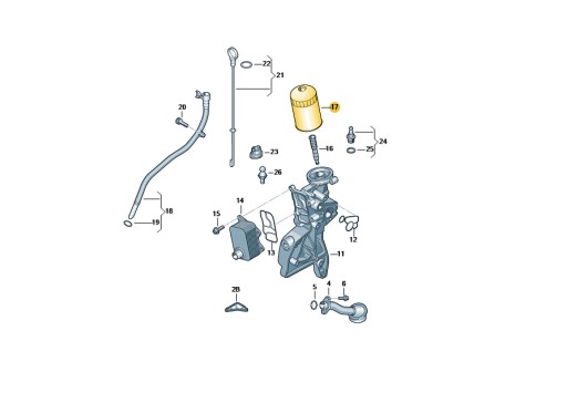 Масляний фільтр AUDI A4 A5 A6 A7 Q5 06E115562C від ASO - 1