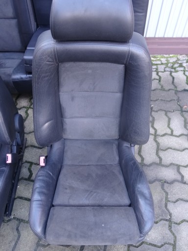 AUDI S8 D2 FOTELE KANAPA SKÓRA ALCANTARA RECARO - 5