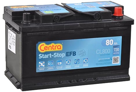 Akumulator Centra Start-Stop EFB CL800 80Ah 720A - 1