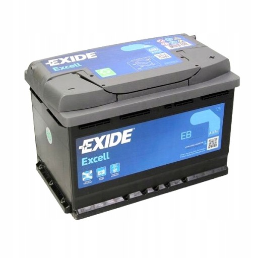 Акумулятор EXIDE EXCELL 71AH 670A EB712 - 1